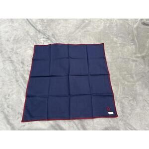 Christian Dior Navy Blue Men's Pocket Square/Handkerchief